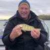 Bruce caught a  nice Lake Erie perch.